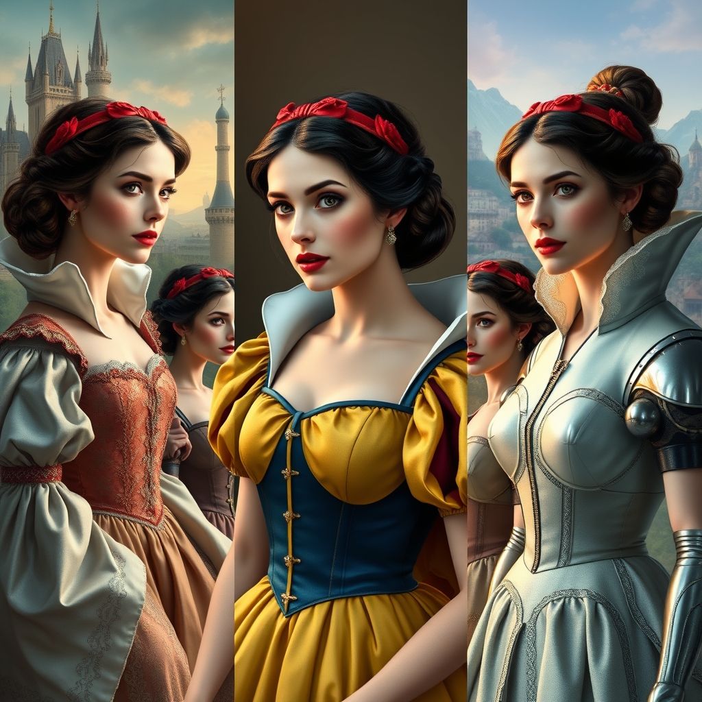 การปรับบทบาทสโนว์ไวท์ในแต่ละยุคสมัย