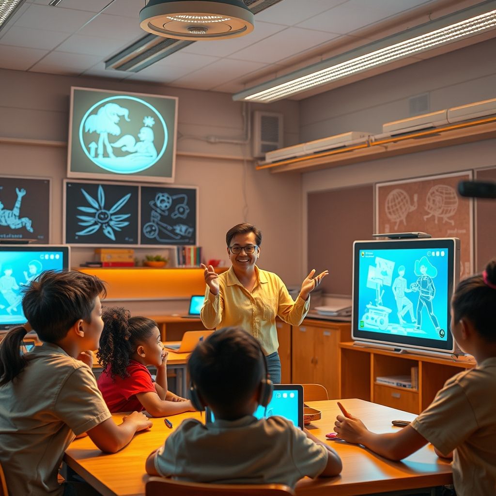 การสอนเล่าเรื่องด้วยเทคโนโลยี