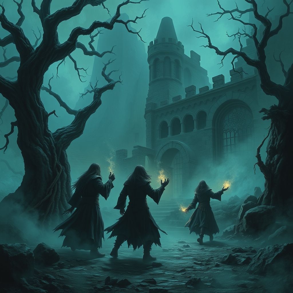 บทบาทและการเดินเรื่องในแดนสาป