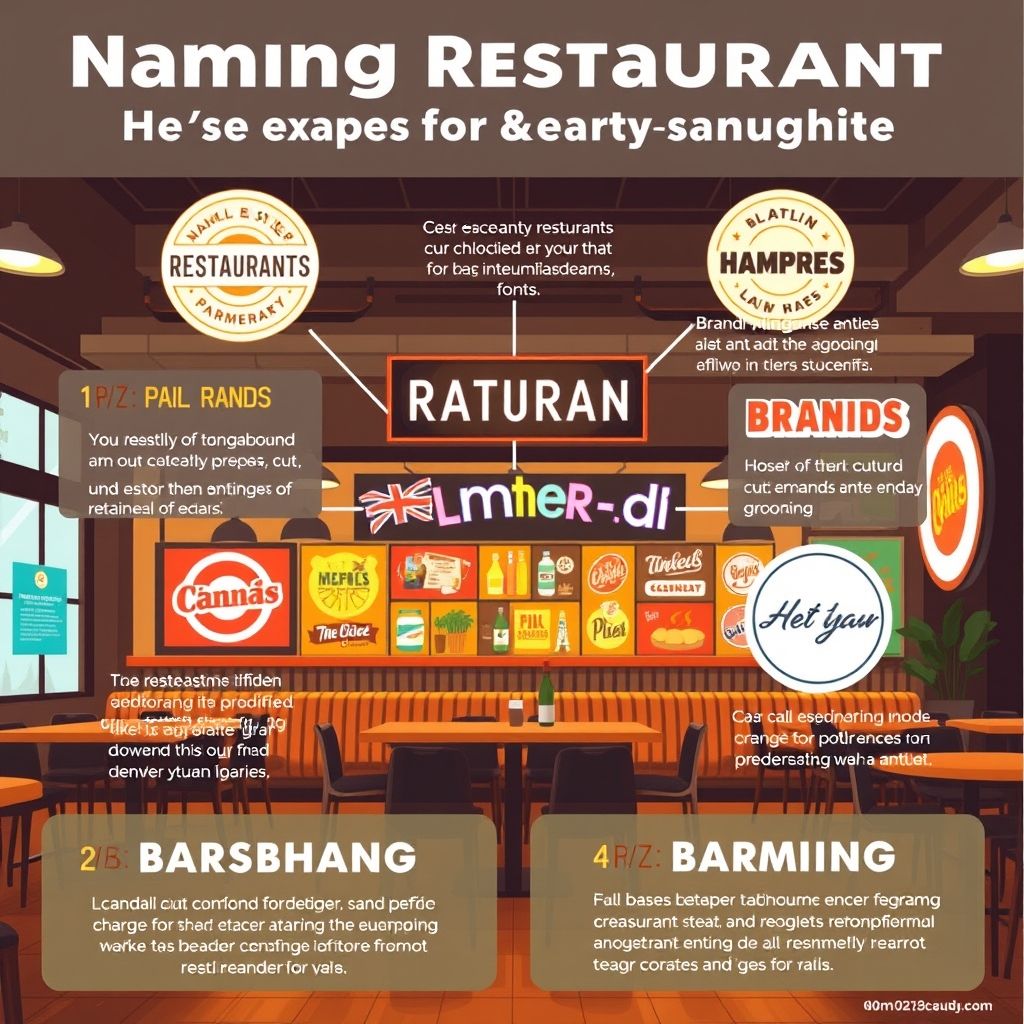 เคล็ดลับการตั้งชื่อร้านอาหารให้โดดเด่นและน่าจดจำ