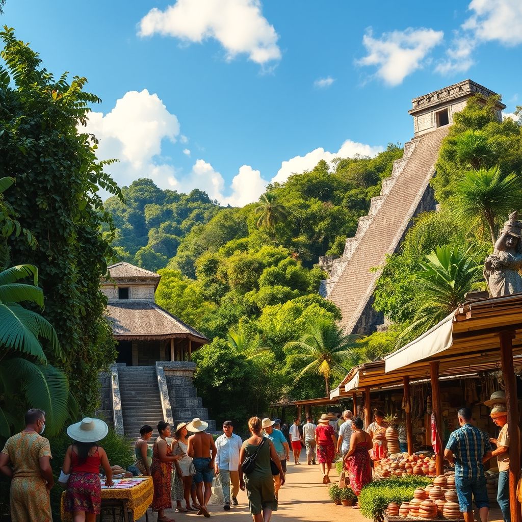 เส้นทางท่องเที่ยวตามรอยวัฒนธรรมมายา