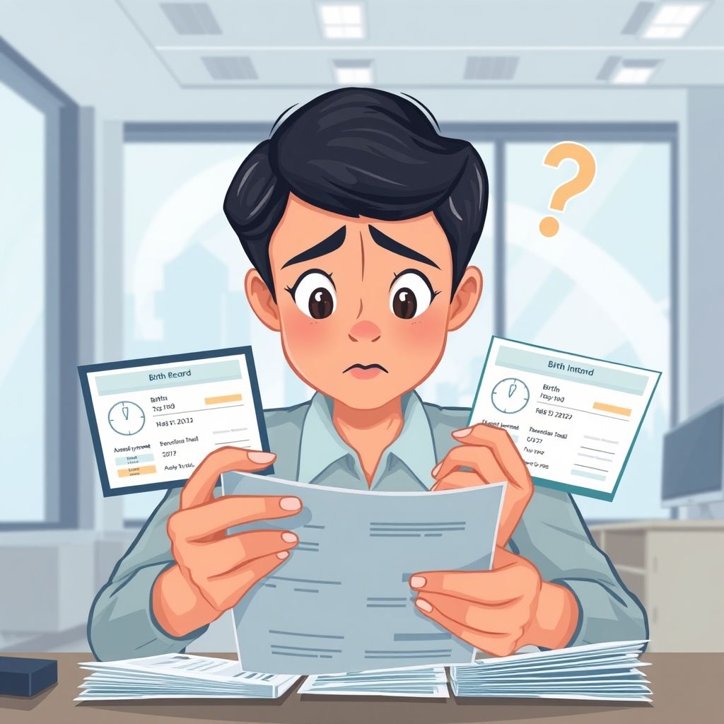 แจ้งเกิดไม่ตรงกับข้อมูล